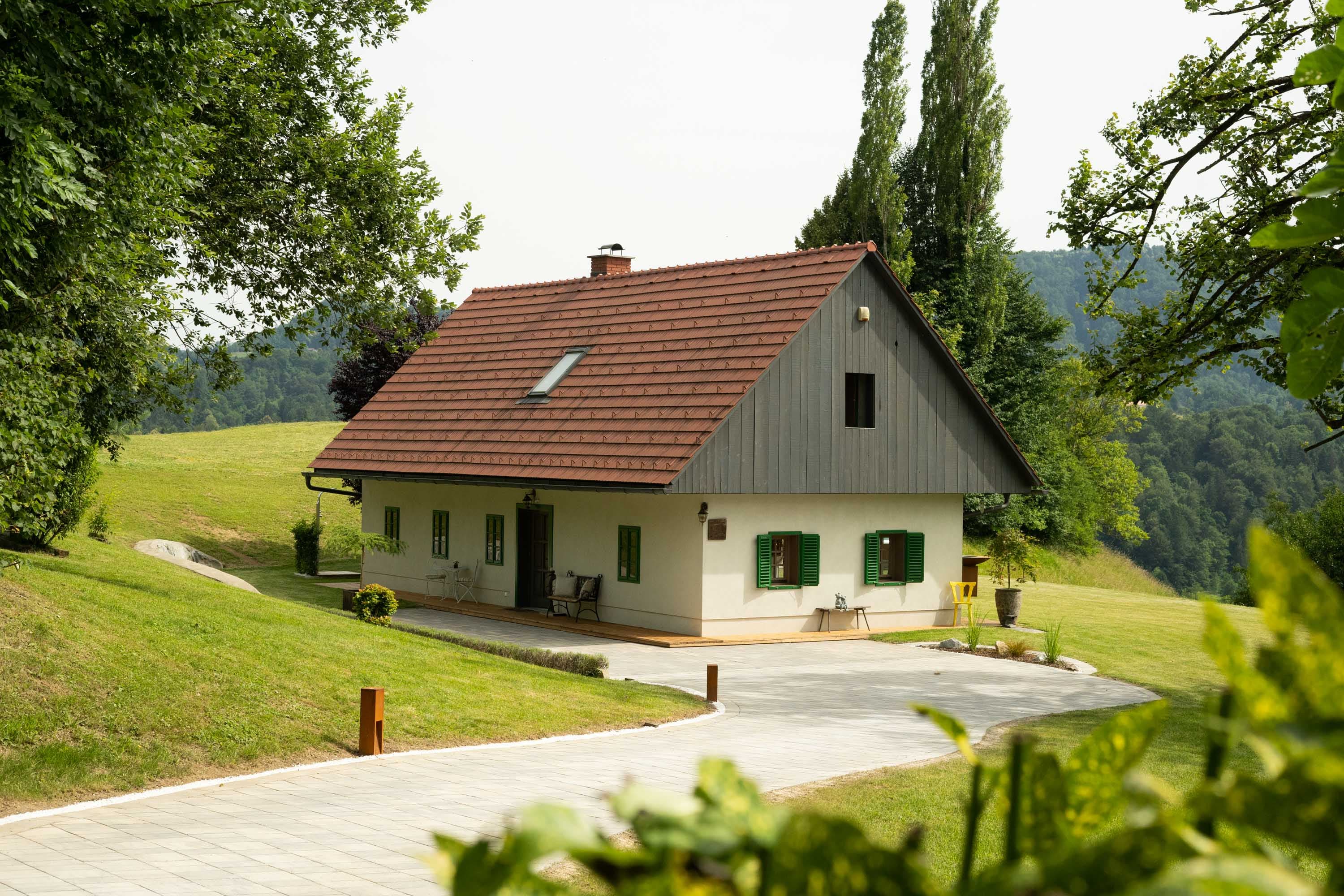 Ferienhaus Grušena — Außenansicht