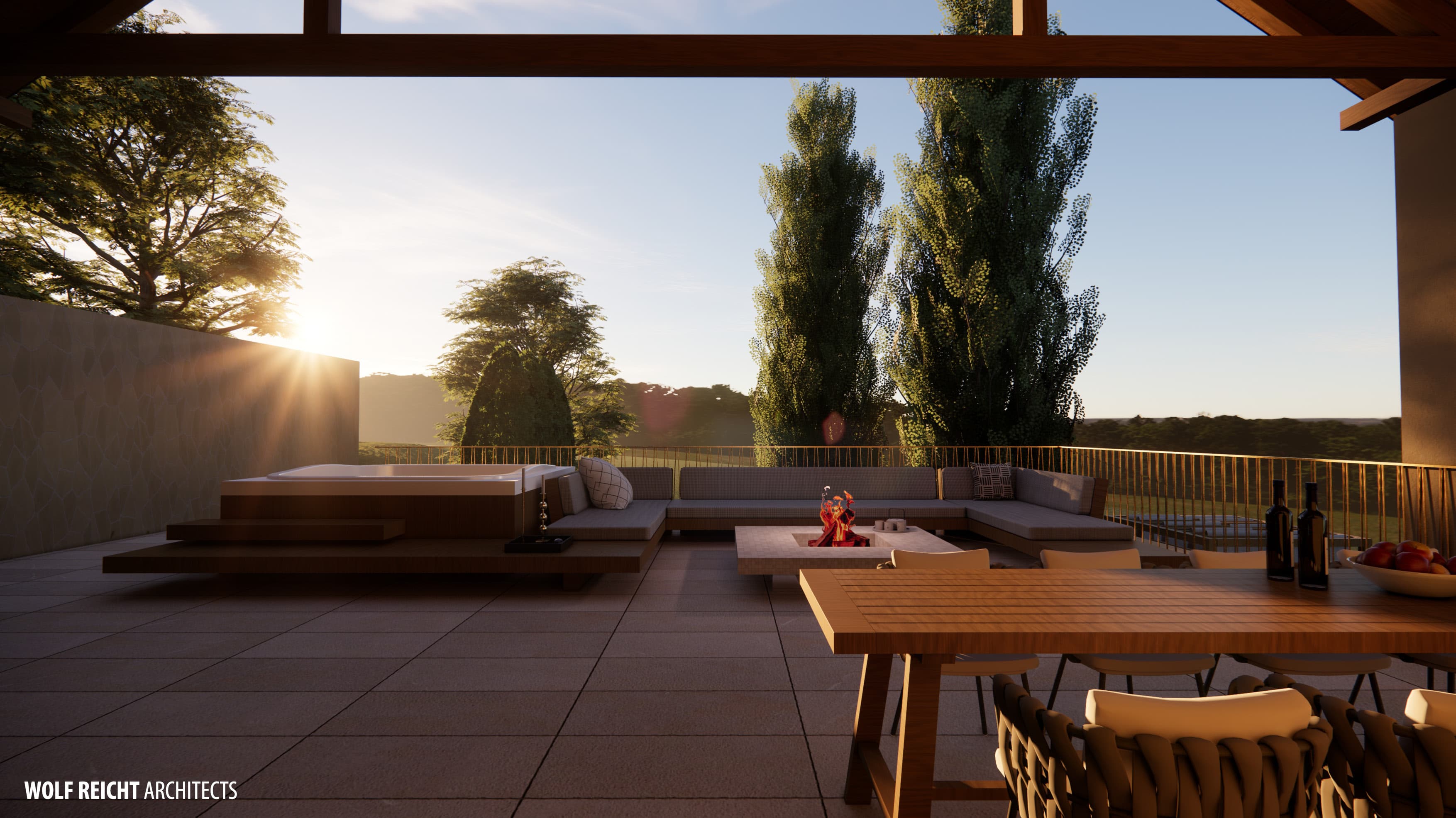 Eckberg — Visualisierung Abendstimmung